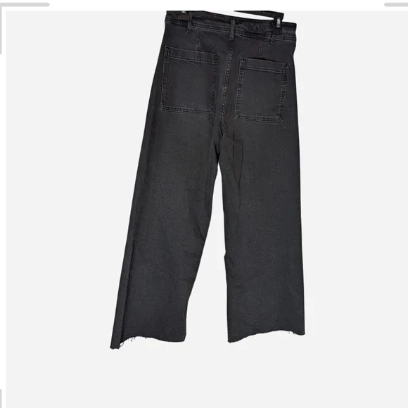 Pre-owned Black Wide-Leg Jeans - Picture 7 of 8